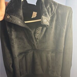 Yogalicious Black Fleece Jacket